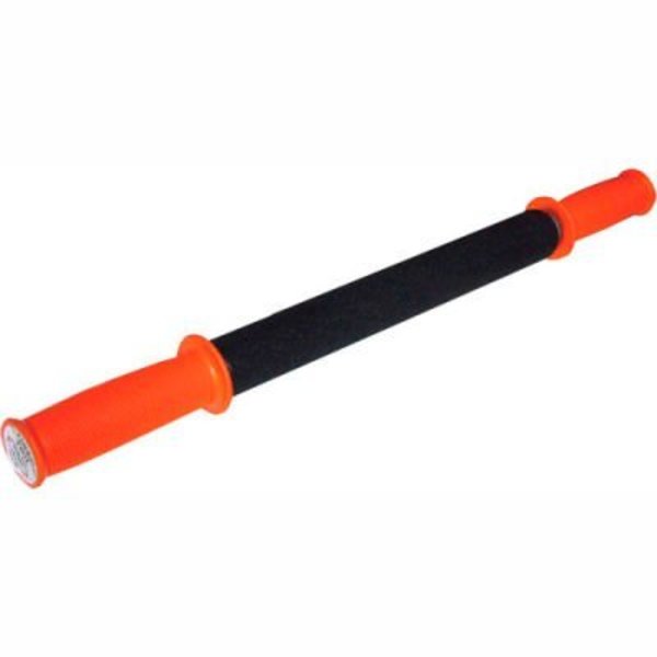 Fabrication Enterprises Tiger Tail® 22" Long Hand Held Portable Foam Roller, Black/Orange 14-1291